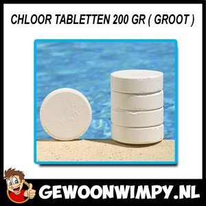 CHLOOR TABLETTEN 200 GR